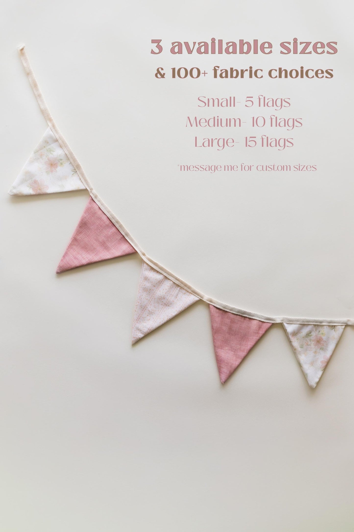Custom Fabric High Chair Banner | Birthday Bunting Garland, Nursery Decor
